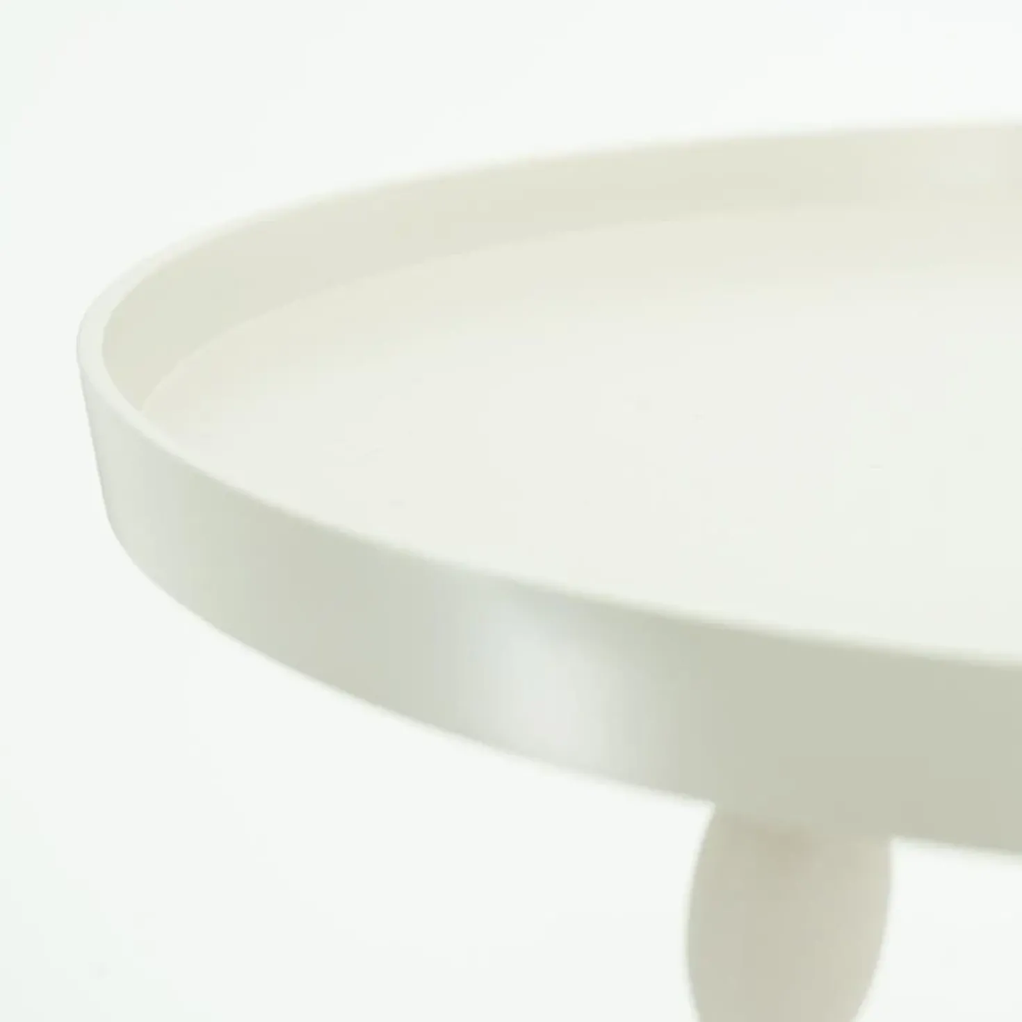 Bijzettafel Bean creme