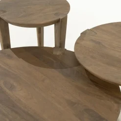 Bijzettafel Davina mangohout 40cm