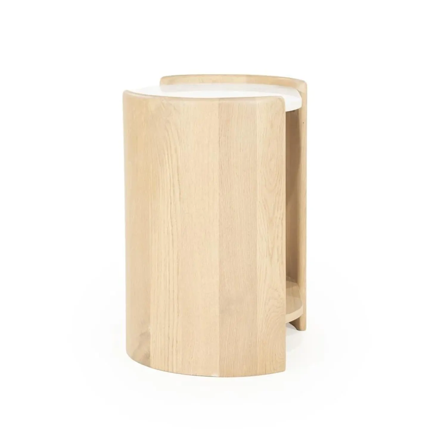 Bijzettafel Don eikenhout 50cm