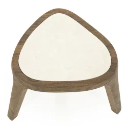 Bijzettafel Fred mangohout 38cm