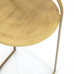 Bijzettafel Garcon brass