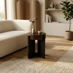 Bijzettafel Juliet bruin 40cm