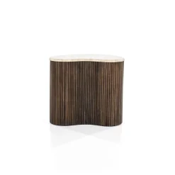 Bijzettafel Mari 50×33 bruin
