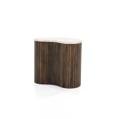 Bijzettafel Mari 50×33 bruin