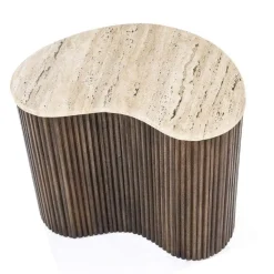 Bijzettafel Mari 50×33 bruin