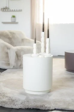 Bijzettafel Mesita Beige 37cm