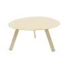 Bijzettafel Tiki creme 74cm