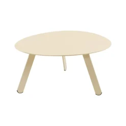 Bijzettafel Tiki creme 74cm