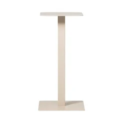 Bistro Bartafel poot metaal beige