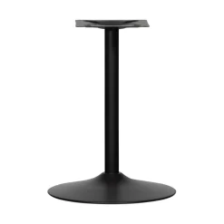 Bistro Tafelpoot rond metaal zwart