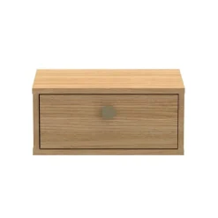 Bjara Zwevend Nachtkastje Naturel 40cm