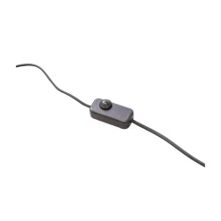 Blackout Too 1-lichts Vloerlamp metaal zwart/messing
