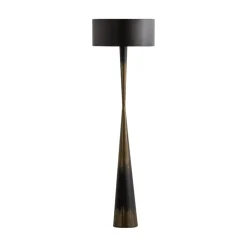 Blackout Too 1-lichts Vloerlamp metaal zwart/messing