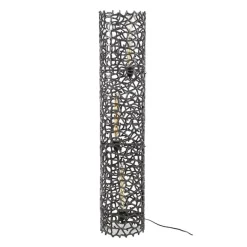 Blaine 3-lichts Vloerlamp Zwart nikkel XL