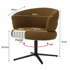 Blake Eetkamerfauteuil Caramel