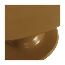Blanco ronde Eettafel mangohout geel 120cm
