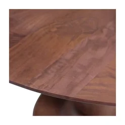 Blanco ronde Eettafel mangohout walnoot 120cm