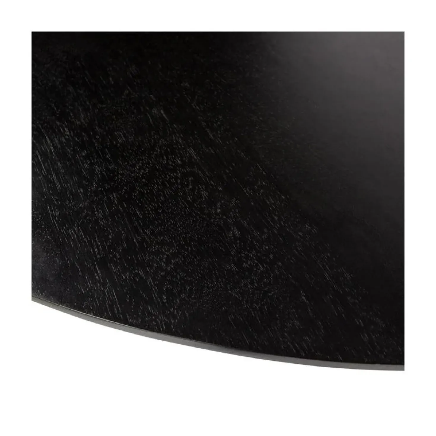 Blanco ronde Eettafel mangohout zwart 120cm