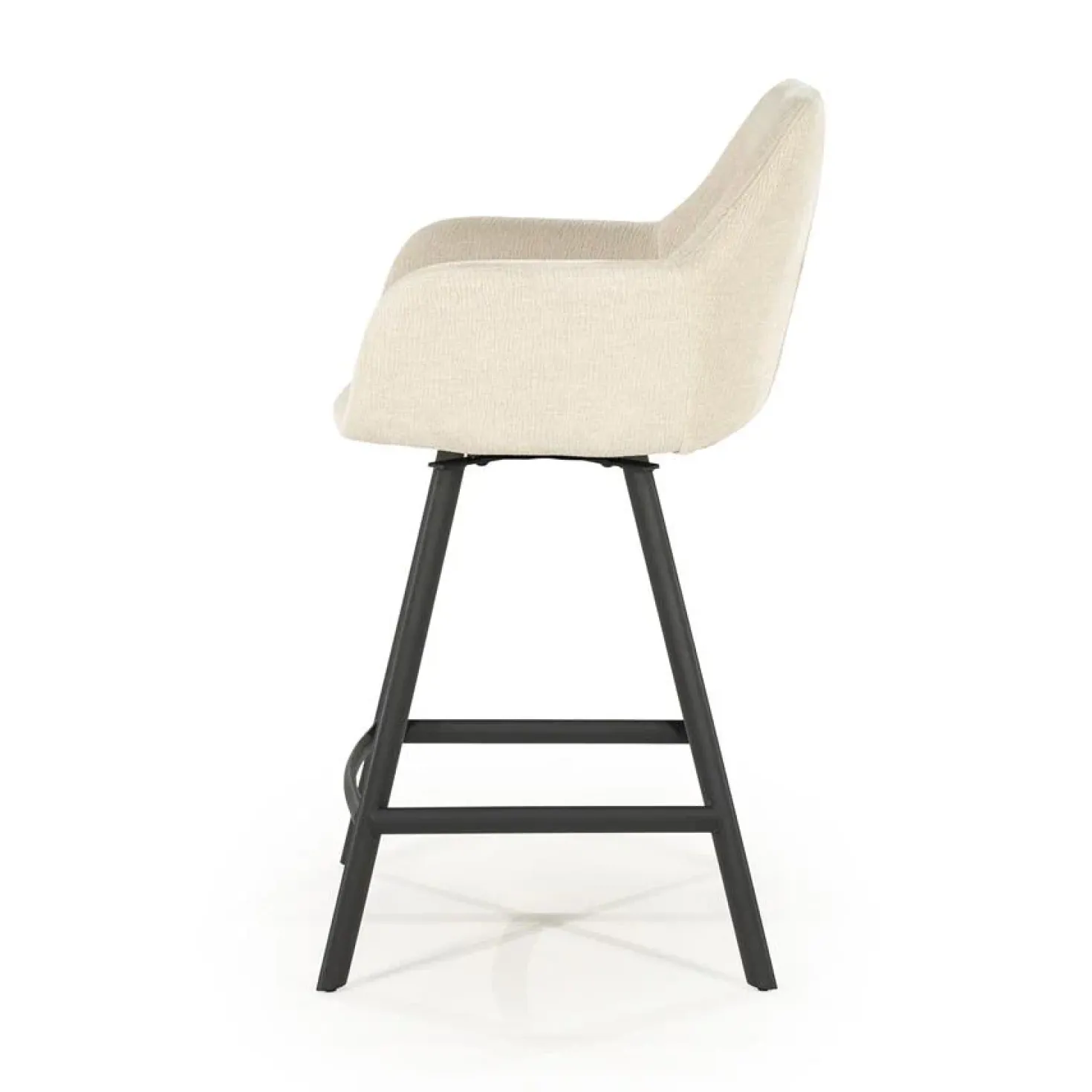Bliss Barstoel met armleuning Beige