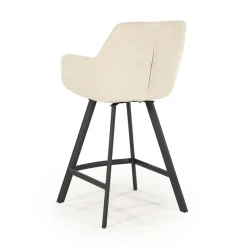 Bliss Barstoel met armleuning Beige