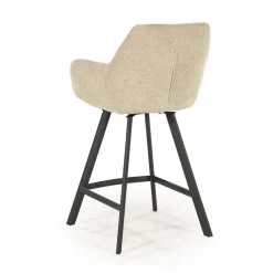 Bliss Barstoel met armleuning Taupe
