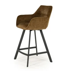 Bliss Barstoel met armleuning Mosterd