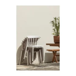 Bliss Tuinstoel kunststof bruin melange