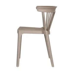 Bliss Tuinstoel kunststof taupe