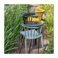 Bliss Tuinstoel kunststof zwart