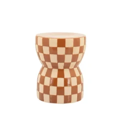 Blocsy Bijzettafel rond Bruin 33cm