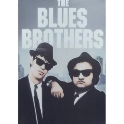 Blues Brothers - metalen bord