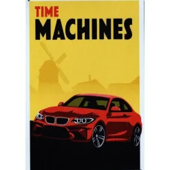 BMW Time Machine - metalen bord