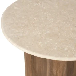 Bodhi Bijzettafel Rond Bruin 50cm