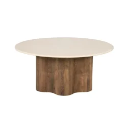 Bodhi Salontafel Rond Bruin 80cm