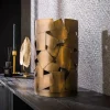 Bodo 1-lichts Tafellamp cylinder / Brons antiek