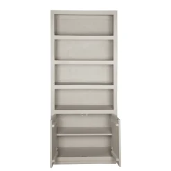 Boekenkast Dortmund mangohout zand 4 vakken 90cm