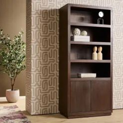 Boekenkast Dortmund Walnoot 90cm