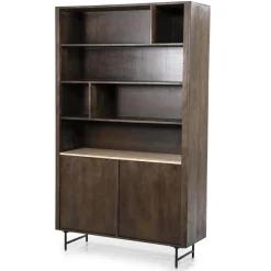 Boekenkast Lio mangohout groot 120cm
