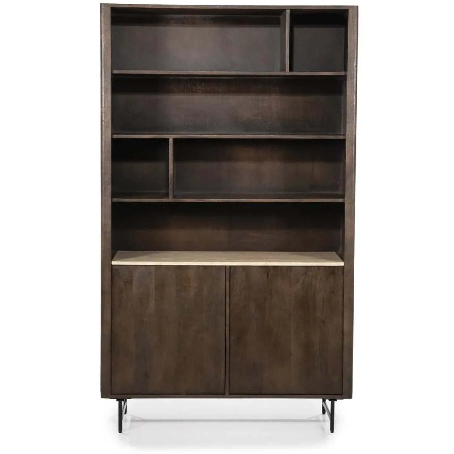 Boekenkast Lio mangohout groot 120cm