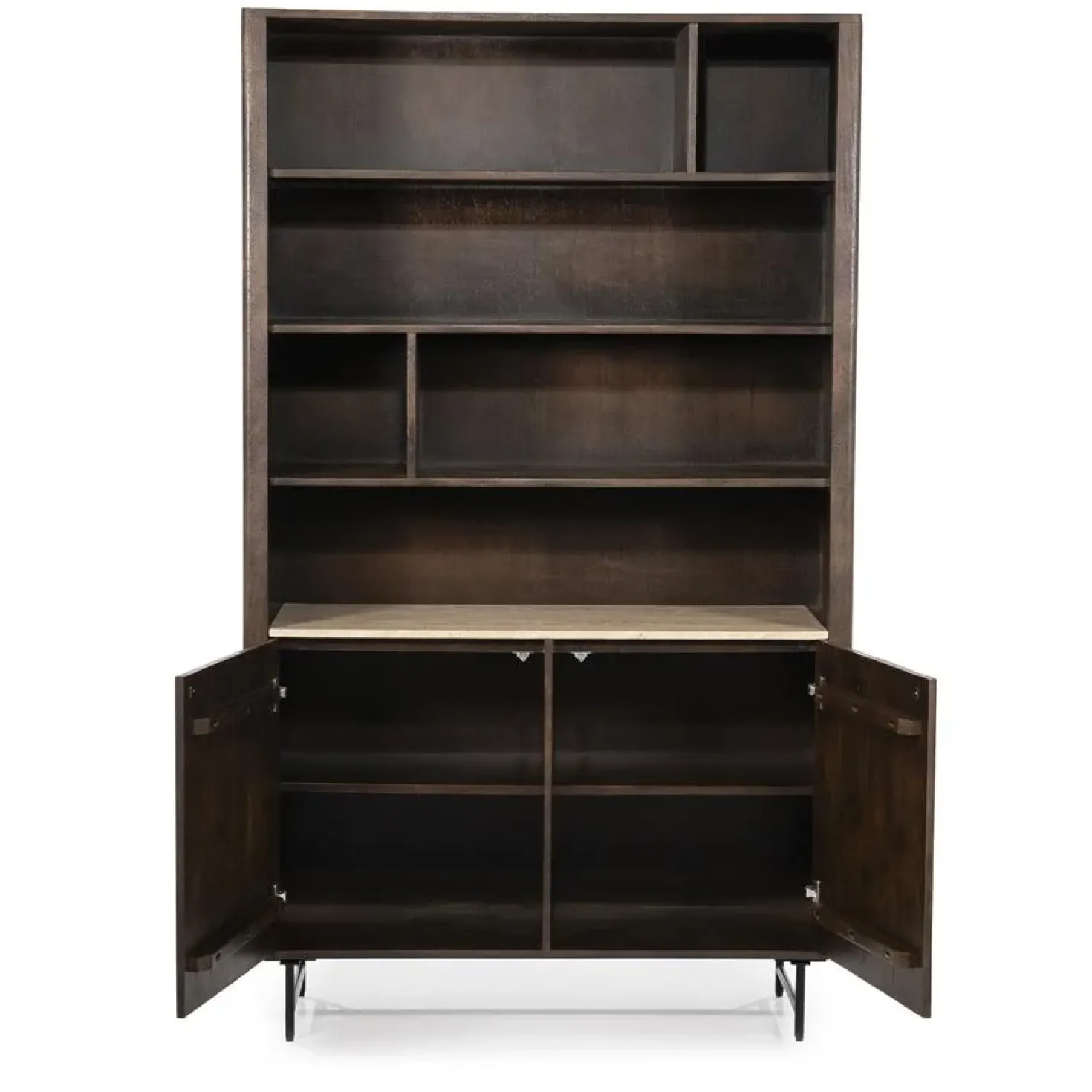 Boekenkast Lio mangohout groot 120cm