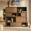 Boekenkast Milo Bruin 180cm