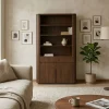 Boekenkast open Yama walnoot | 120cm