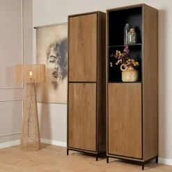 Boekenkast Sindacco Naturel dicht 60 cm
