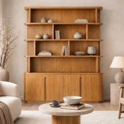 Boekenkast Yama naturel | 165cm