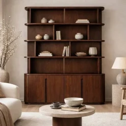 Boekenkast Yama walnoot | 200cm