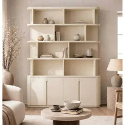 Boekenkast Yama zand | 165cm