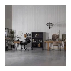 Bonk Open kast grenen zwart 107cm