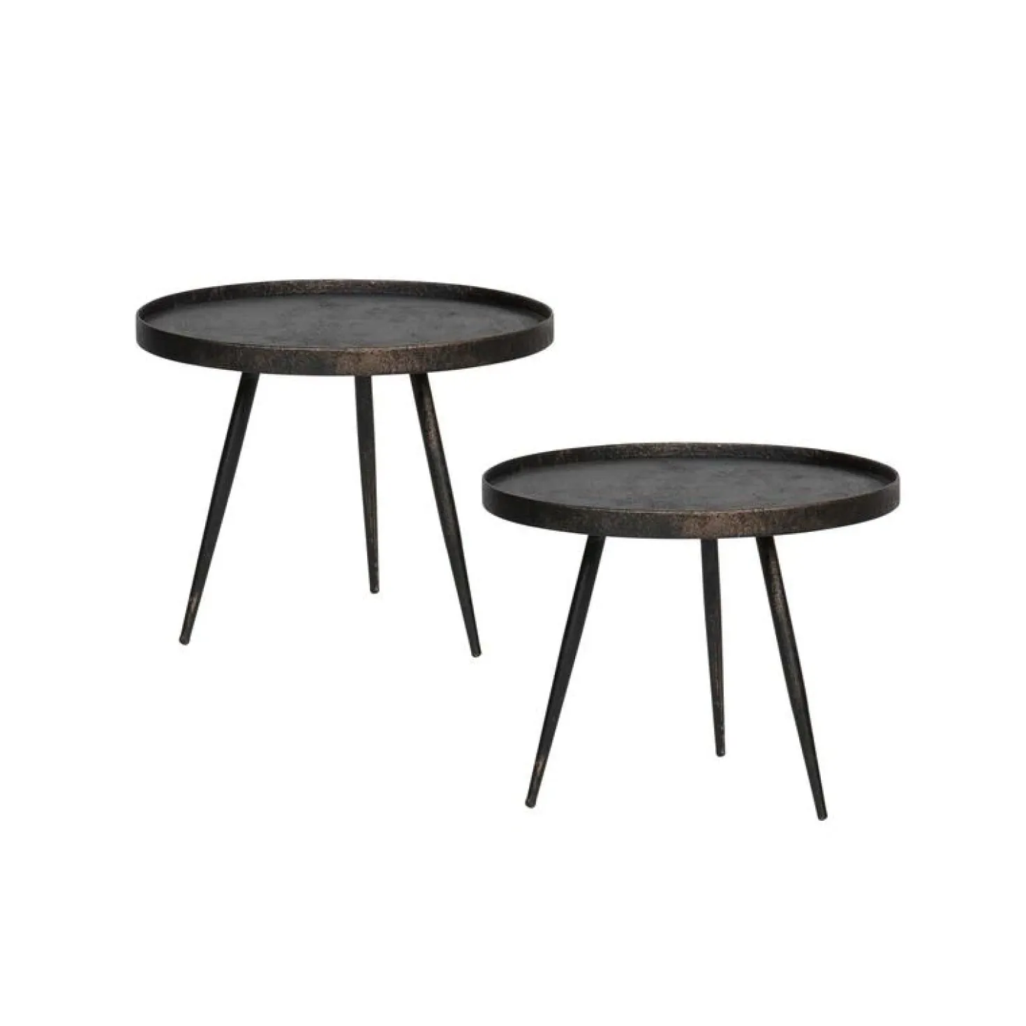 Bounds Bijzettafel hout/metaal goud 58cm