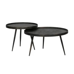 Bounds Bijzettafel hout/metaal goud 58cm