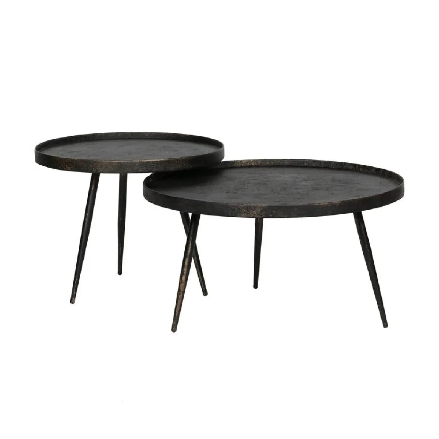 Bounds Bijzettafel hout/metaal goud 58cm
